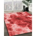 thumbnail image 2 of Ahgly Company Indoor Rectangle Patterned Ferrari Red Area Rugs, 3' x 5', 2 of 6