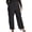 Black Beauty, variant on Trendy Womens Plus Size Wide-Leg Utility Cargo Pants Oat Latte 18WNina Parker