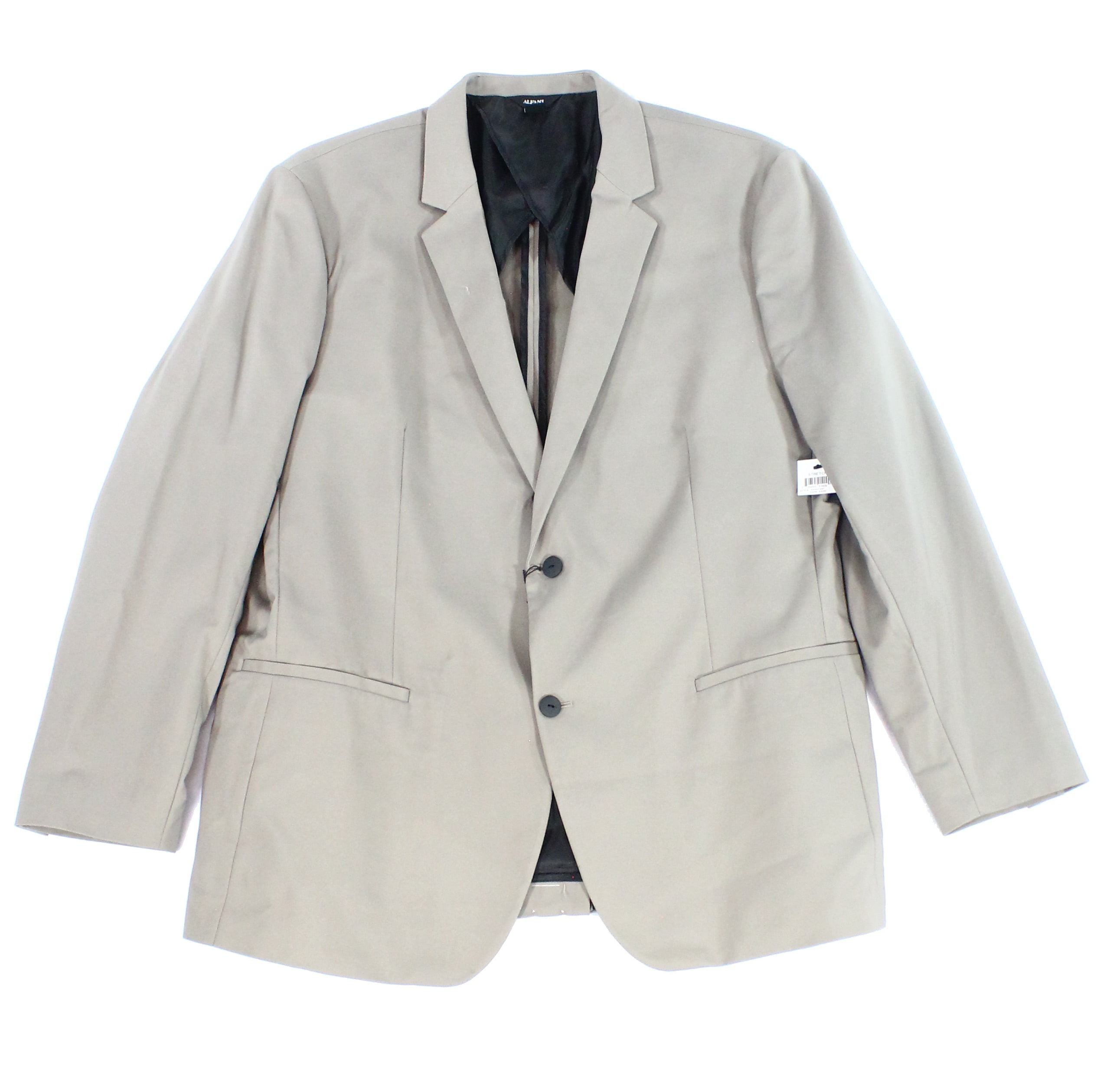 Alfani NEW Gray Mens Size Large L Two Button Stretch Sport Blazer $139 007