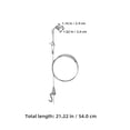 thumbnail image 2 of RUNROTOO 5 Sets Picture Rails For Wall With Stainless Steel Wire Shape For Durable Home Use, 2 of 8