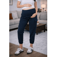 thumbnail image 4 of Jogger para Embarazo Casual Ajustable en algodón Almacenes Mario Color Azul Marino Talla Unitalla, 4 of 5