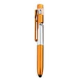 thumbnail image 4 of Foldable Led Light Pen,Multifunction Stylus Pen,Capacitive Ballpoint Pens with Led Light,Foldable Phone Holder Stand for Writing In The Dark(Orange), 4 of 7