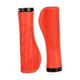 thumbnail image 1 of Almencla 2x Poignées de Guidon de Vélo Ergonomiques pour BMX Orange Rouge, 1 of 8
