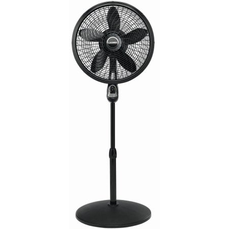 Lasko 18" Pedestal Fan w/ Remote PLUS Lasko 12" Desk Fan