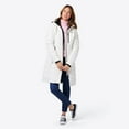 thumbnail image 3 of Mobile Warming Meridian Heated Jacket for Women, Knee-Length Coat, Heated Hand Pockets, 7.4V Battery, Cream, XL, 3 of 6