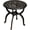 18.5" Bronze, variant on Cast Aluminum Outdoor Side Table, All Weather Round Small Coffee Table for Patio,Park,Lawn,Yard (18.5" Bronze)