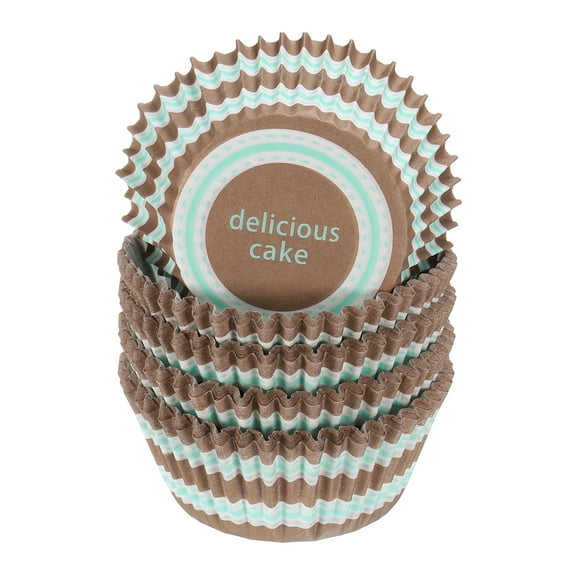 Uxcell 100 Count Cupcake Liners Cupcake Cups Standard Size Muffins Liners Papers Baking Cups Wrappers Greaseproof Brown