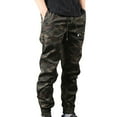 thumbnail image 3 of YUIVH Mens Beach Summer Pants Lightweight Men's Fashion Casual Plus Size Loose Printing Sports Long SweatPants Summer Beach Golf Pants, 3 of 4
