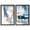 Black Frame, variant on Scumbled and Azure Skies Shadowbox Print Blue and Sage Art Set by Art Remedy, Black Frame, 30 x 45