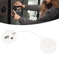 thumbnail image 3 of Fridge Password Lock, Keyless Refrigerator Lock Safe and Durable  for Freezer Cabinet Closet Door Black,White, 3 of 8