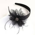 thumbnail image 4 of Beading Flapper Fascinator 1920s Prom Dancer Headpiece for Special Event Wedding Engagement Night Headwear Hair Styling, 4 of 8