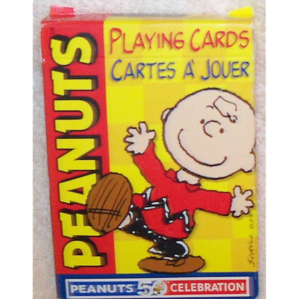 PLAYING CARD DECK 52 CARDS NEW SNOOPY CHARLIE BROWN 52461 PEANUTS CHRISTMAS 