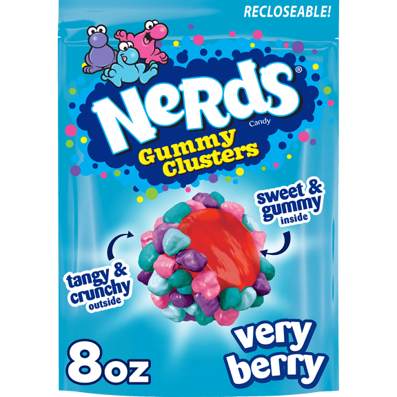 Nerds Gummy Clusters Very Berry Bags