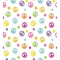 thumbnail image 3 of Ambesonne Colorful Duvet Cover Sets, Old Peace Sign, 2-King, Multicolor, 3 of 6