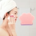 thumbnail image 2 of Unique Bargains 1 Pc Reusable Sponge Face Scrubber for Removing Makeup 5.31"x4.33" Purple Pink, 2 of 5