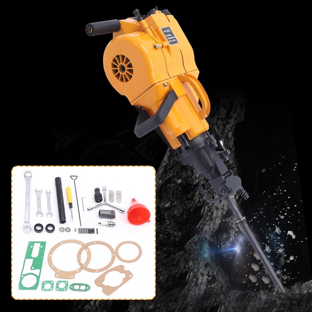 Miumaeov YN27C Gasoline Rock Drill Tool Concrete Rock Breaker Hammer Drilling Machine