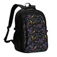 thumbnail image 1 of Balery Lavender Flowers Mochila con carga USB para hombre y mujer - Mochila impermeable y antirrobo para laptop con puerto USB para viajes, trabajo, 1 of 7