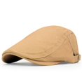 thumbnail image 1 of Gorro Gatsby Newsboy ajustable con gorra plana para hombre en algodón, 1 of 1