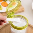 thumbnail image 3 of WRKEKC Clearance ‌Glass Seasoning Jar with Spoon‌ - Transparent Thickened Design, Suitable for Kitchen Countertop, Includes 1 Spoon, Sturdy & Durable, Keeps Condiments Fresh & Organized, 3 of 6