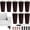 Brown, variant on TURSTIN 8 Pack 6 inch Square Solid Wood Furniture Legs, Mid Century Black Sofa Feet with Full Hardware for Couch Armchair Bed Dresser Cabinet