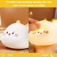 thumbnail image 2 of Lámpara LED Dinosaur Night Light 1W 1200mAh de mesita de noche Adornos Juguetes para niños (A), 2 of 8