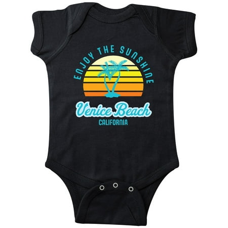 

Inktastic Summer Enjoy the Sunshine Venice Beach California in Blue Gift Baby Boy or Baby Girl Bodysuit