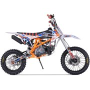 TaoTao DB-X1 140cc Dirt Bike Air Cooled, 4-Stroke-Orange, White, Black
