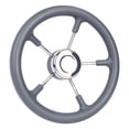 thumbnail image 2 of harayaa Boat Steering Wheel 13 inch Durability Accessory Marine Steering Wheel Stainless, 2 of 8