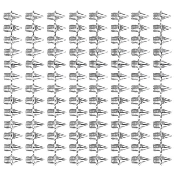 120Pcs Track and Crosses Country Spikes with Spikes Wrench 1/4Inch Track Spikes for Track Shoes Replacement Spikes