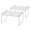 White, variant on Cabinet Shelf Organizer, Multipurpose Countertop Storage Rack for Kitchen Pantry Bathroom Household Supplies