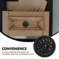 thumbnail image 4 of black cabinet knobs 10 Sets Modern Style Cupboard Wardrobe Door Knobs Alloy Drawer Pull Handles, 4 of 7