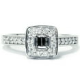 thumbnail image 2 of Pompeii 1/4ct Vintage Semi Mount Engagement Ring 14K White Gold (G/H,VS2-SI1), 2 of 3