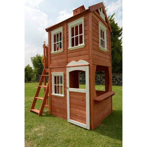 sportspower double decker wood playhouse