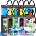 thumbnail image 1 of Funda impermeable para teléfono Famoby Multicolor, paquete de 10 unidades, IP68, 1 of 9
