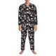 thumbnail image 3 of Fotbe Skeleton Pijama de Hombre con Estampado de Manga Larga, Conjunto de 2 Piezas, Ropa de Dormir Suave y Cómoda con Bolsillos-Large, 3 of 7