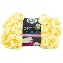 Lion Brand Off The Hook Glitz Yarn-Banana