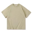 thumbnail image 3 of hotojiny Mens T Shirts Soft Crew Neck Basic Cotton Tee Comfortable Athletic Fit Plain Casual T-Shirt for Big and Tall(Khaki,Medium), 3 of 4