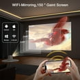 thumbnail image 5 of 5G WiFi Bluetooth Projector, Support 1080P HD 13000L Portable Movie Projector, 5 of 6