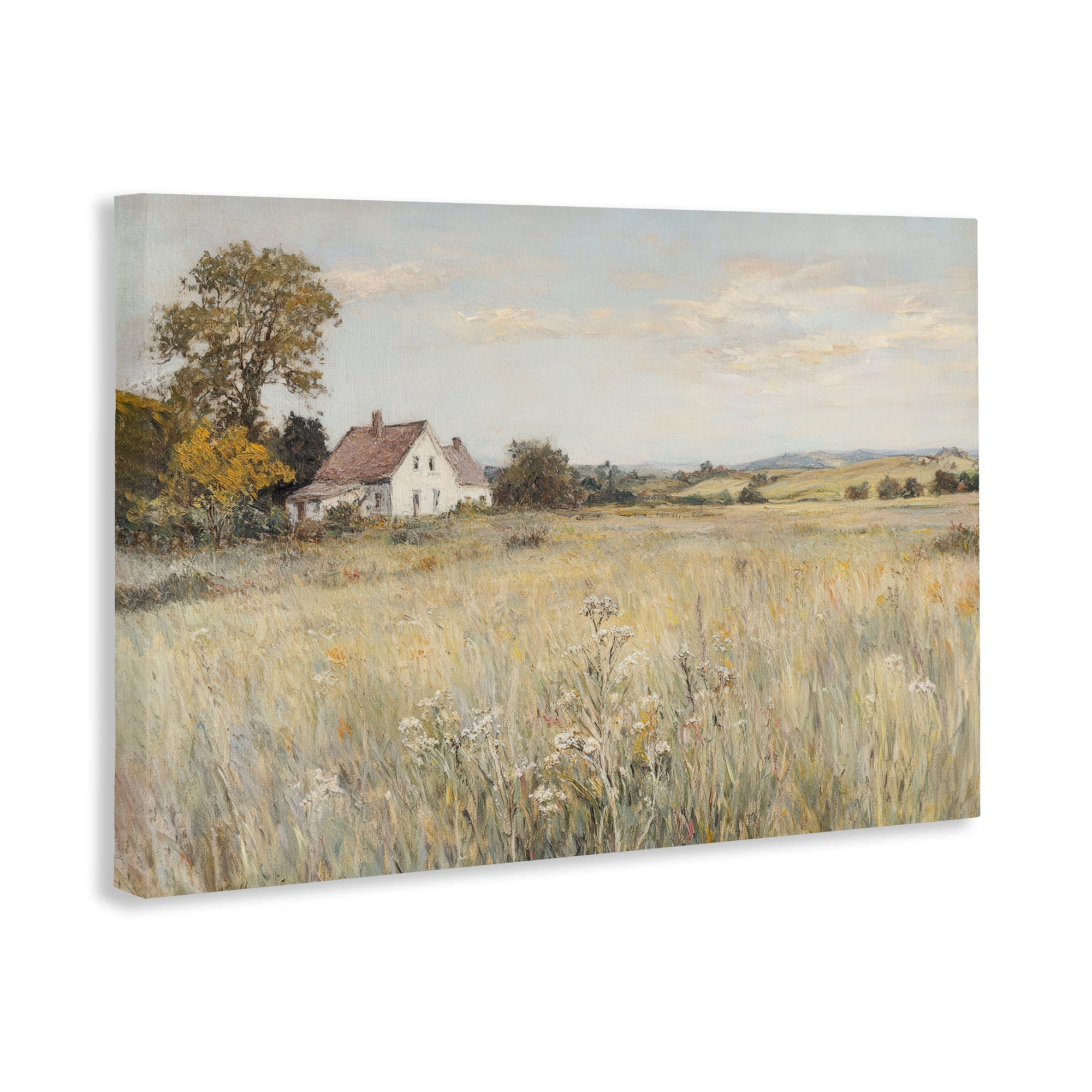 Stupell Industries Country Living in Golden Meadow Canvas Wall Art, design by Petal Prints Design