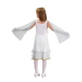thumbnail image 2 of LiiYii Kids Girls Ancient Greek Toga Dress Greece Princess Fancy Dress Ups with Wreath Headband Set White 8, 2 of 6