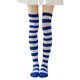 thumbnail image 1 of Calcetines altos a rayas para mujer, coloridos, por encima de la rodilla, retro, elásticos, para niñas, cosplay, disfraz de Lolita, 1 of 8