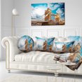 thumbnail image 3 of Designart Sunset Over Tower Bridge - Cityscape Photo Throw Pillow - 12x20, 3 of 5