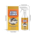 thumbnail image 3 of Kitchen Grease And Grime Spray Cleaner With Dense Foam, Multi‑Surface Degreaser For Range Hoods, Stove Tops, Walls, Cabinets, Sinks And Fryers, Mild Formula, Easy Spray, Fast Results, 120 ml, 3 of 8
