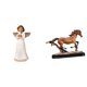 thumbnail image 1 of Set de figuras de resina de ángeles, que incluye una figura de caballo en miniatura. Escultura coleccionable de resina, adorno, estatua de animal con, 1 of 8