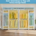 thumbnail image 6 of VIPEK V2S Garment Rack 4 Tiers Heavy Duty Clothes Rack Max Load 700LBS, White, 6 of 10