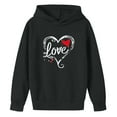 thumbnail image 4 of Sudaderas con capucha para niños y niñas, sudaderas casuales de manga larga, lindas sudaderas de gran tamaño con bolsillo de polar, chaquetas para niñas, 4 of 4