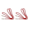 thumbnail image 4 of Tholdsy Cable de Audio para Interior de coche a de 3,5mm, cable auxiliar para auriculares, pieza de repuesto, música para ordenador, Rojo 2Conjunto, 4 of 6