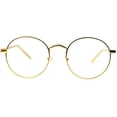 thumbnail image 2 of Round Sunglasses - (71) Gold Yellow Frame / Clear Lens, 2 of 3