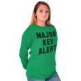 thumbnail image 4 of Major Key Alert Rap Entrepreneur Long Sleeve TShirt Men Women Brisco Brands L, 4 of 6