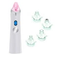 thumbnail image 2 of Aspiradora removedora de espinillas, limpiador de poros faciales, kit de extractor de acné eléctrico, herramienta de succión de espinillas recargable por USB con pantalla LED para piel facial127, 2 of 7